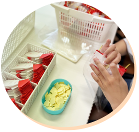 鏡餅飾りづくり